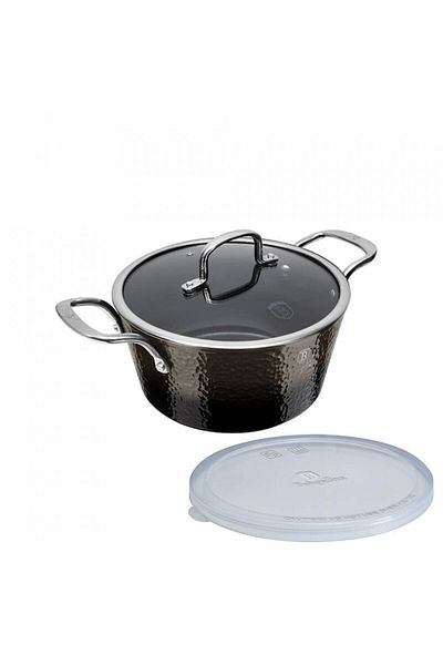 OEM Oala cu capac 20 cm, Shine Basalt Collection