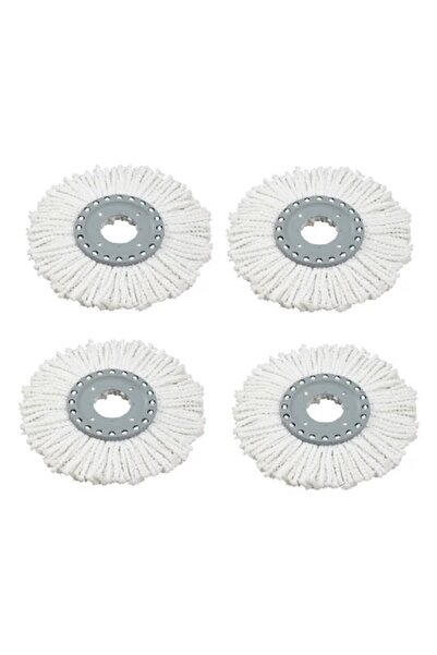 OEM Set 4 rezerve universale pentru mop cu absorbție ridicată, alb