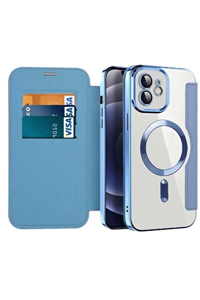 SKYDDAR INNOVATION Husă pentru iPhone 12, SmartMag Book, Magsafe, RFiD, supor...