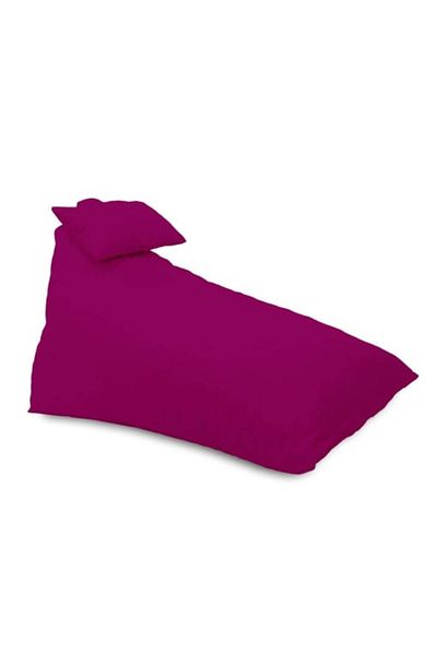 Pufrelax Fotoliu puf, Kudos, perna inclusa, material impermeabil, Magenta