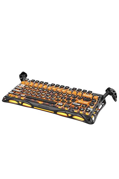 Gravastar لوحة مفاتيح الألعاب الميكانيكية اللاسلكية Mercury K1 Pro 75% - CyberFlare