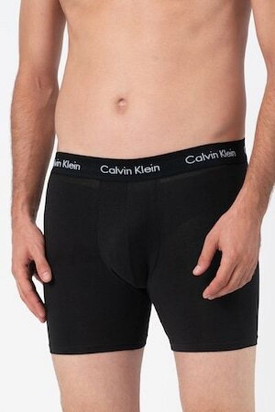 Calvin Klein , Set of boxers with logo - 3 pairs, Faded Black, L