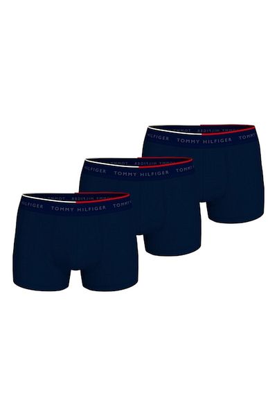 Tommy Hilfiger , Set de boxeri cu logo - 3 perechi, Albastru, XL