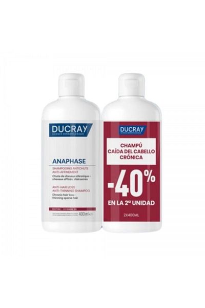 Ducray Set Sampon cu efect anti-cadere ANAPHASE 2 x 400 ml