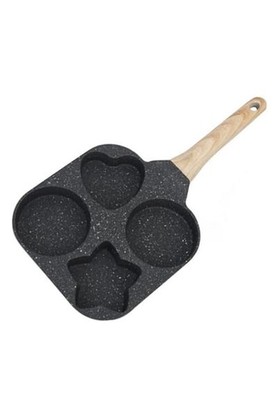 wei Grill Pan Ceramics MS STAR with 4 Compartments in Circle, Heart, Star Shapes