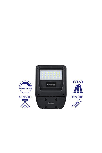 Braytron Lampă stradală LED ST01, Solară + Senzor P: 30W, C: 15W 6500K IP65