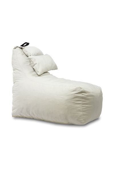 Pufrelax Fotoliu puf, Miraggio, perna inclusa, material impermeabil, Crem