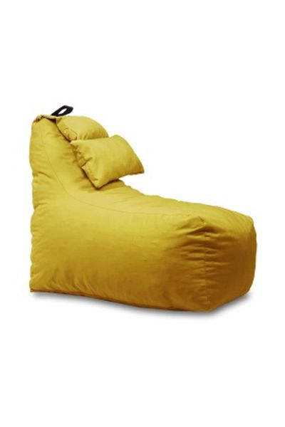 Pufrelax Fotoliu puf, Miraggio, perna inclusa, material impermeabil, Galben
