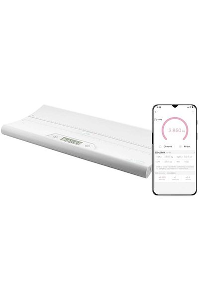 ETA Electronic baby scale MIMI 7306 90000, 20 Kg, TARE, AiLink mobile application, white