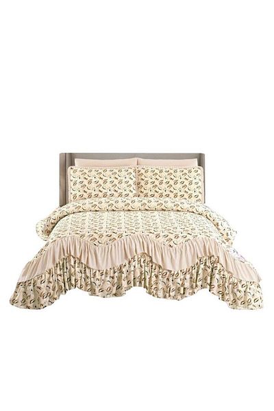 Alessandro DESIGN Set Cuvertura pentru Pat Dublu 220x270cm si 2 Fete de Perna 50x70cm, Poliester, 3 Piese, CVP08