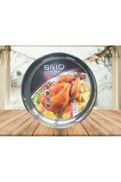 BRIO Tava de copt si gatit rotunda din inox, 30 cm