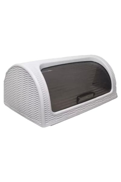 OEM Cutie depozitare paine ratan plastic alb