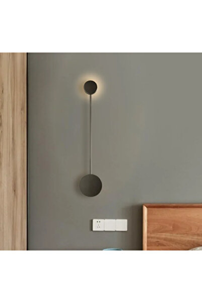 LUXXO Wall lamp equipped with LED, 9W, 4000K, Amadeo Black