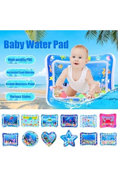 Toybox Inflatable Tummy Time Water Mat Heart Shaped 63x63cm