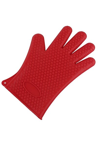 OEM Mănușă de bucătărie, silicon, roșie