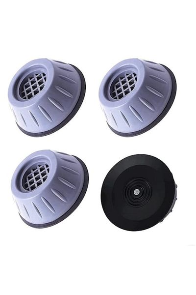 AYAS Set of 4 anti-noise and non-slip feet, vibration dampers for washing machine, AYA inscribed