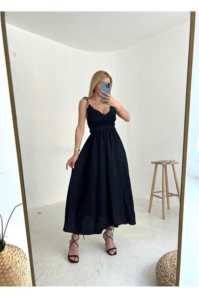SHUGAA ROCHIE DE VARĂ LUNGĂ DE FEMEIE DETAIL DE CUȚIȚE DE CUȚIȚE