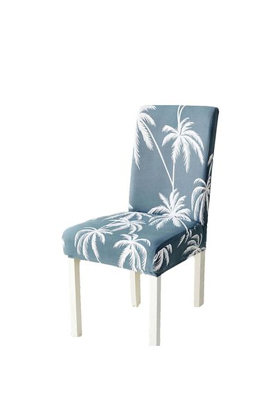 JOJO HOME Set 6 huse de scaun, Jojo Home, material elastic, model palmier