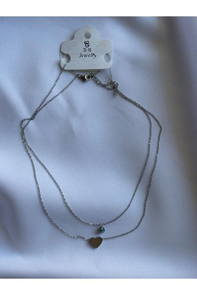 Bestofcase Heart Detailed Chain Necklace