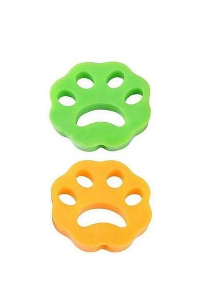 JustZEN Set 2 perii pentru masina de spalat, aduna scame, par de pisica si de caini, JustZEN, Portocaliu/Ver