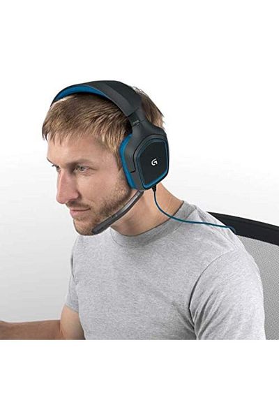 logitech سماعة رأس للألعاب G430 بتقنية Dolby 7.1 وصوت محيطي - أسود