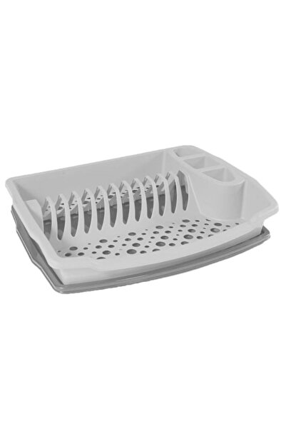 sterk Scurător de vase și tacâmuri, 43 x 33,5 x 7 cm, cu tavă, alb