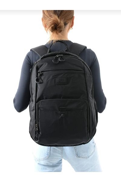 eflanmoda 571 Collections Multi-Compartment Medium Backpack
