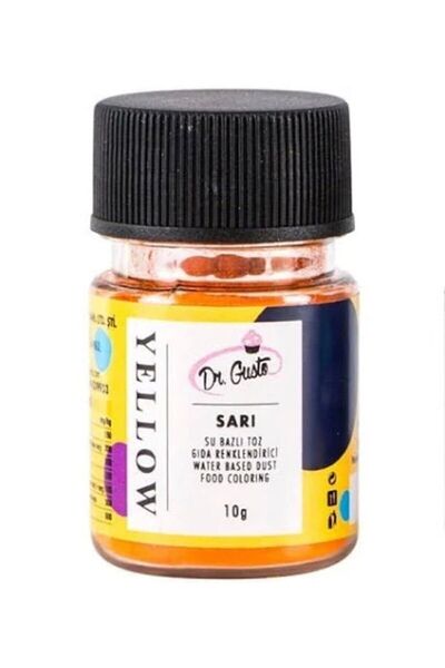 Gusto Dr. Gıda Boyası Su Bazlı Toz sarı 10 gr