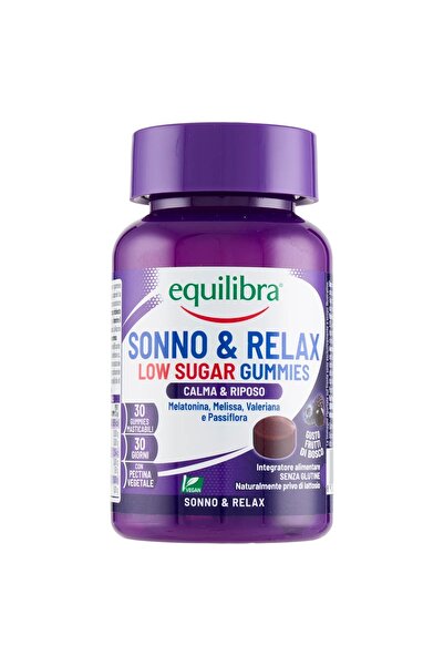 Equilibra Somn si Relaxare, 30 de Jeleuri cu Conținut Redus de Zahar