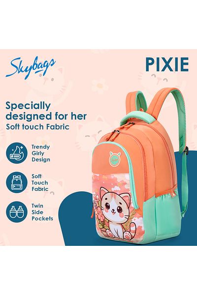 Skybags PIXIE 01 SCL BP (H) PINK