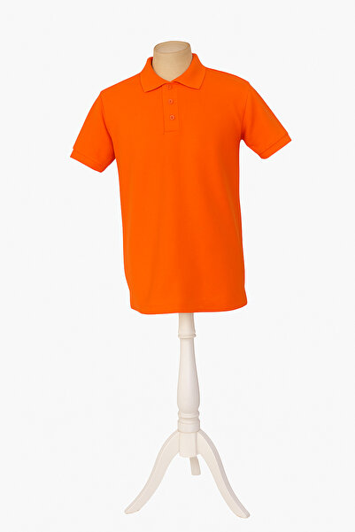Polo Yaka Regular Fit Nakışlı Pamuk Tişört