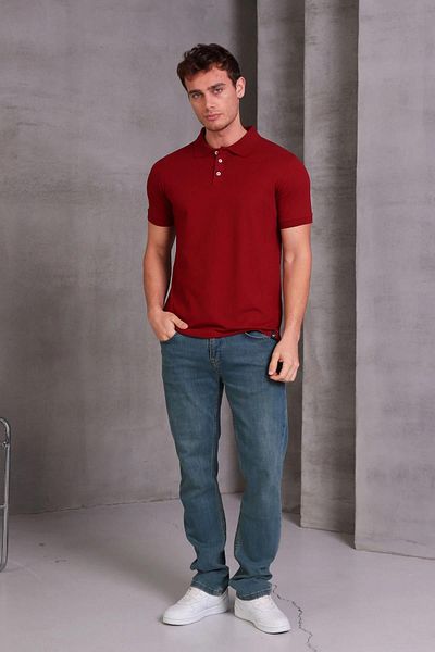 Aymood Tricou pentru bărbați, slim fit, din bumbac, cu textura moale, din țesătură respirabilă