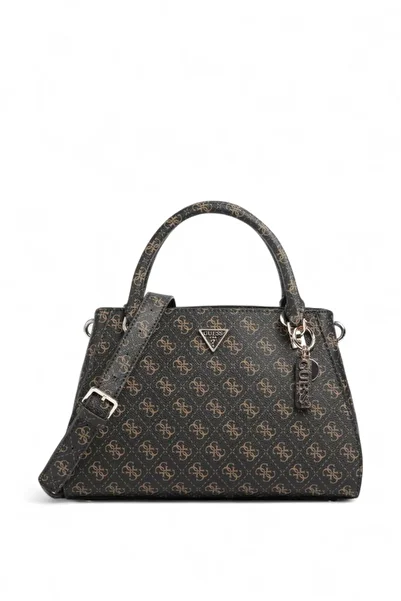 Guess Noelle Ii Brown Women Shoulder Bag Hwqg9672070