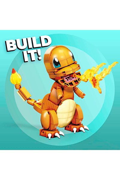 mattel Mega Bloks Construcx Pokemon Charmander 180-piece assembly figure