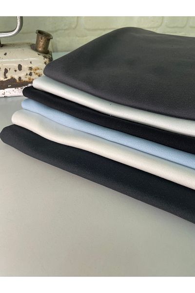 EGE DESIGN Single Combed Cotton Tok 6 Colors 1 Er Mt Total 6 Mt