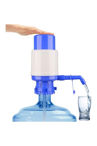 Cozevdnt Pompă manuală pentru sticlă de apă, Cozevdnt, Plastic, Albastru