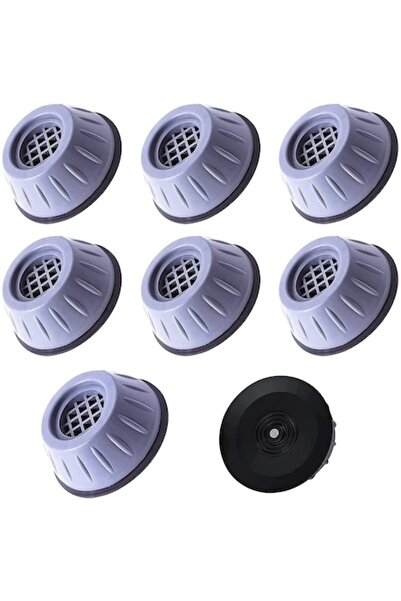 Tiessa Set 8 anti-slip, anti-noise vibration damping feet for washing machine and refrigerator