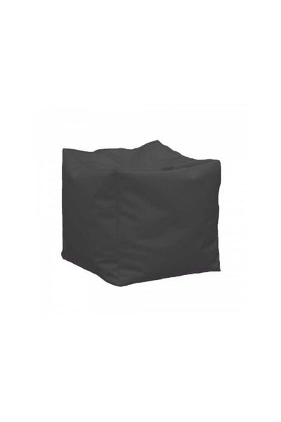 Pufrelax Taburet Cub Pufrelax, Material Piele ecologica - Dark Grey