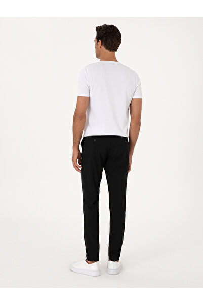 Cacharel Siyah Slim Fit Kanvas Pantolon 50304090-VR046