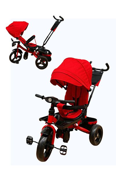 OEM Multifunctional Tricycle, Reversible Seat, Sleeping Position, Music and Headlight with Lights