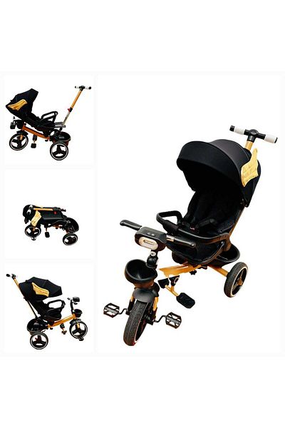 OEM Multifunctional Tricycle for Children, 360° Rotating Seat, Sleeping Position, Foldable