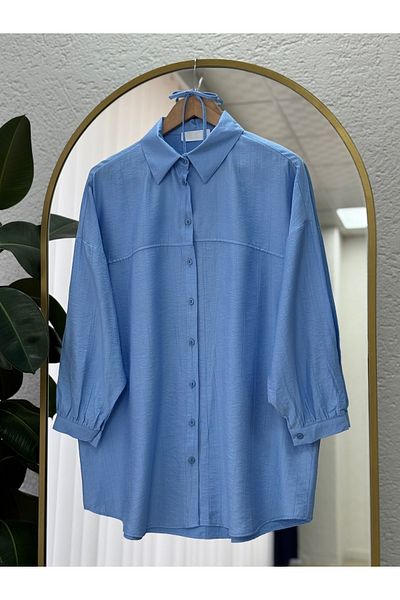 MİHRA STORE Roba Detailed Tunic-As5897 Blue