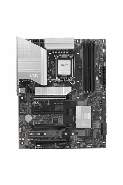 MSI Pro B860-P Intel B860 Socket 1851 Ddr5 8800+(Oc)Mhz Atx Gaming Motherboard