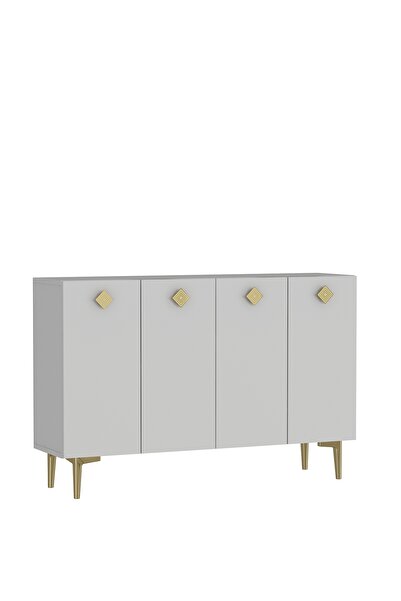 cantek dizayn MORECT AYAKKABILIK BEYAZ-BEYAZ-ALTIN