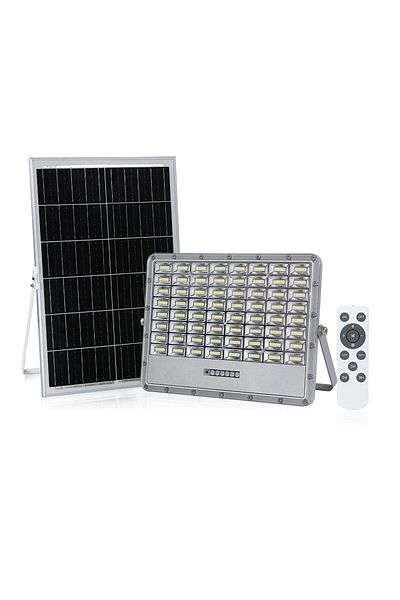 Tescomak Projector with photovoltaic panel and remote control 150W
