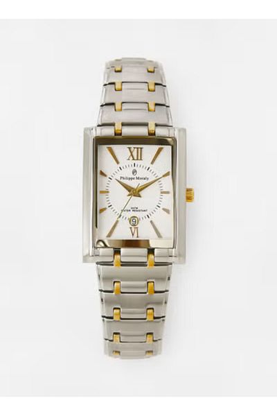 Philippe Moraly Women Metal Analog Wrist Watch M1134CGW - 24.5mm