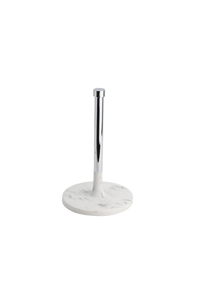 System Bathroom Accesories Tezgah Üstü Hareketli Havluluk Mermer Desenli/Krom...