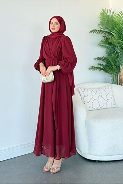 Sezi Moda Giyim فستان شيفون إيزيليا