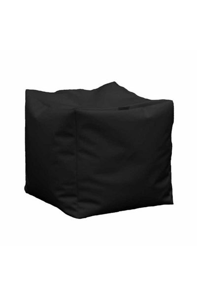 Pufrelax Taburet Cub XLPufrelax, Material Piele Ecologica - Negru
