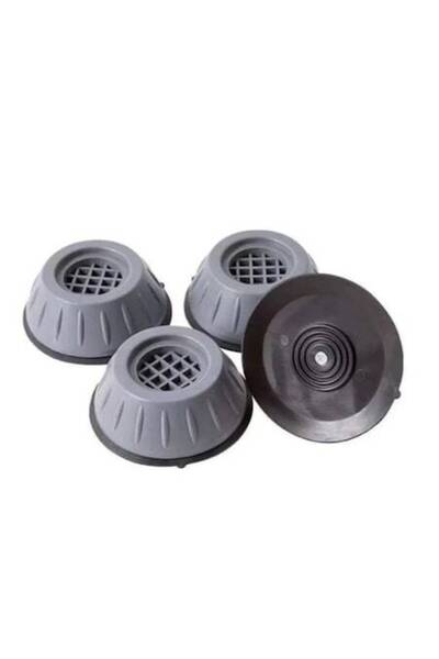 OEM Set 4 anti-vibration accessories, Silicone/Plastic, 5.7 cm, Gray